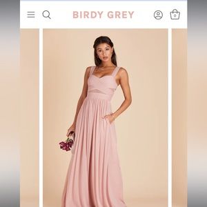 Birdy grey bridesmaid dress in dusty rose (dark blush) color size extra small.
